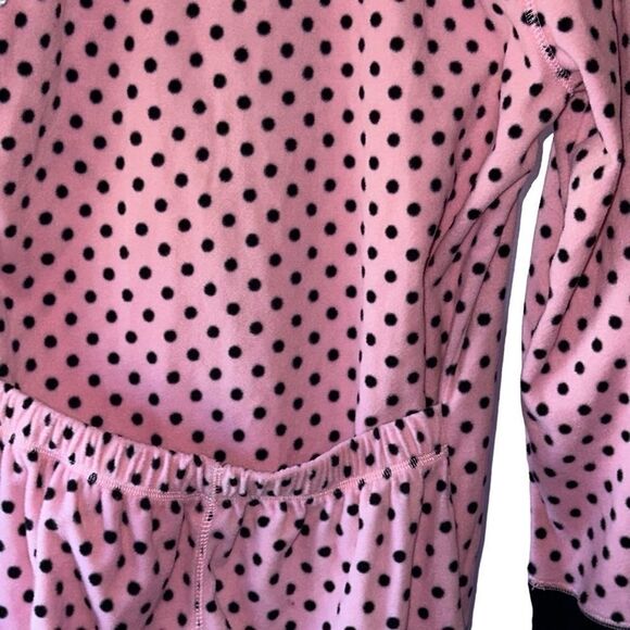 Nwt Bella pink/black polkadot onesies sz S - Picture 2 of 4